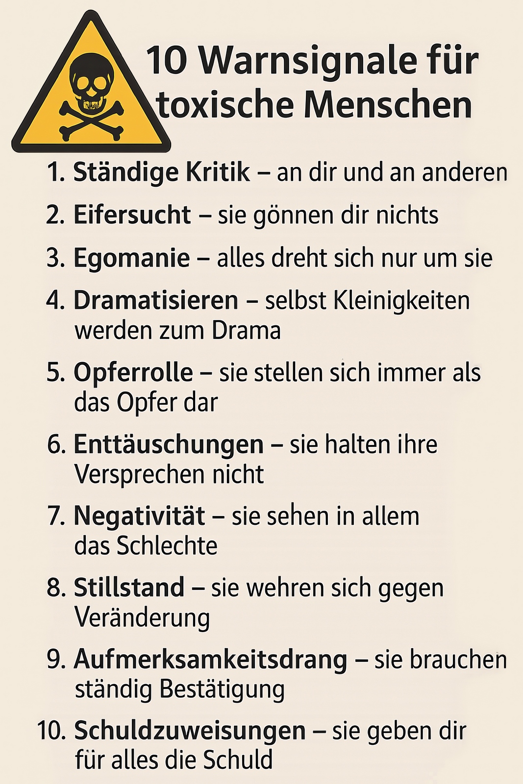 Illustration zum Thema toxische Menschen